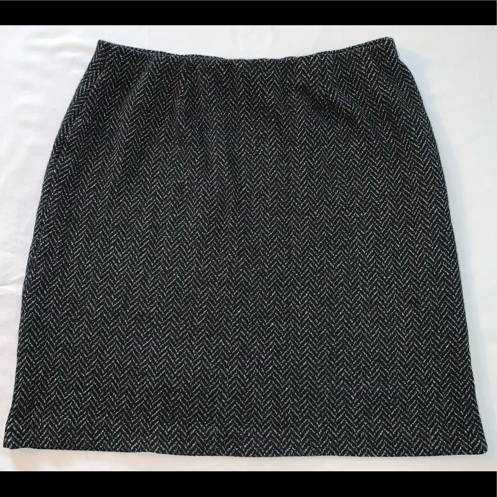 Vintage Express Herringbone Mini Skirt size M